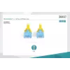 Cabo patch Digitus CAT 5e U/UTP DK-1512-050/Y 5m amarelo