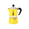 Cafeteira Moka Bialetti Rainbow preto amarelo