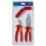 Conjunto de ferramentas de mecânico Knipex 00 31 30 BK V01 3 ferramentas laranja vermelho