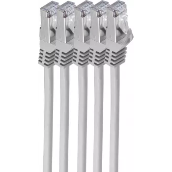 Cabo de rede ShiverPeaks BS75513-SET5 3m Cat7 S/FTP