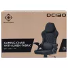 Cadeira gaming Deltaco DC130 Soft Woven Mesh preta (GAM-180)