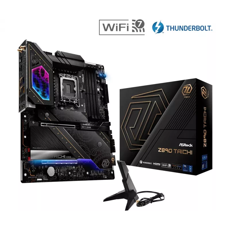 Placa-mãe ASRock Z890 Taichi Intel Z890 LGA 1851 ATX
