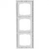 Busch-Jaeger future linear 1723-184K Moldura de 3 módulos, branco estúdio