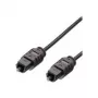 MediaRange - Cabo de áudio digital (ótico) - TOSLINK macho para TOSLINK macho - 1,5m - Fibra ótica - Preto (MRCS133)