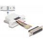 DeLOCK D-Sub 25 pinos fêmea para RJ45 fêmea kit de montagem branco VGA RJ-45