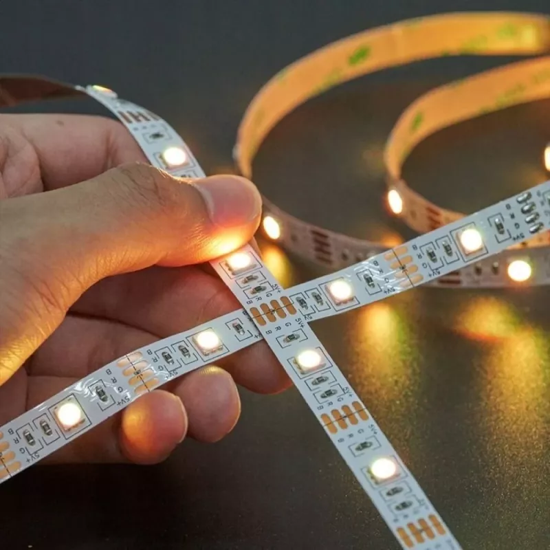 Tira LED Vention PAAWH 2 m USB 5V RGB com comando IR, 30 LEDs, fita adesiva dupla face