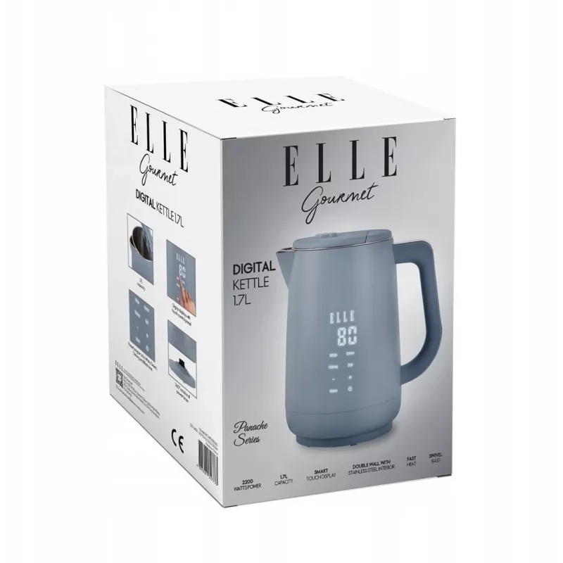 Chaleira elétrica Elle EKWKP101BUEU 1,7 L, azul