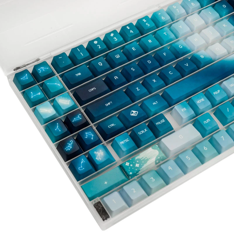 Conjunto de teclas Traitors AURORA GAKC-269 layout US, teclas de substituição para teclados mecânicos