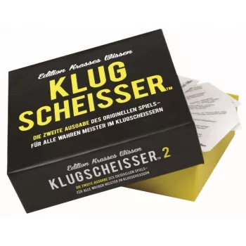 Klugscheisser 2 Schwarz Edition - Edition krasses Wissen, jogo de festa