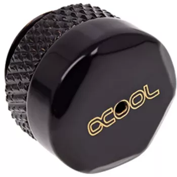 Alphacool Eiszapfen Válvula de alívio de pressão G1/4 - Preto profundo (17361)