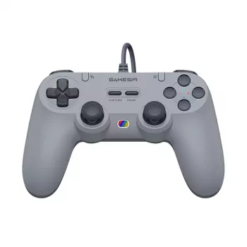 Comando com fios GameSir T3 GY — design ergonómico, compatível com PC