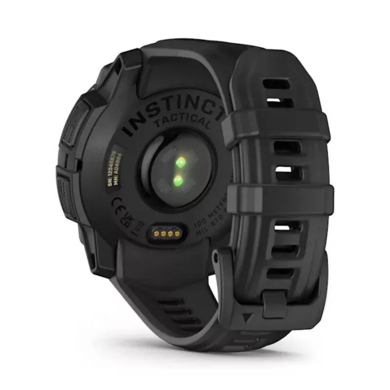 Smartwatch GARMIN Instinct 3 45mm Solar Tactical Edition preto — 45 mm, função de carregamento solar, GPS, medidor de frequência cardíaca