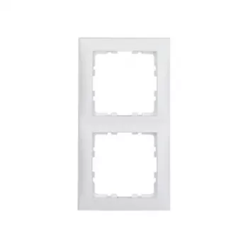 Placa de parede / tampa de interruptor berker 10129909 — branco, termoplástico, sem parafusos, 1 unid.