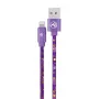 Cabo USB para Lightning Tellur TLL155601 1 m, 3A, roxo
