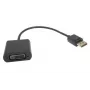 Adaptador de cabo de vídeo HP 752660-001 DVI DisplayPort preto