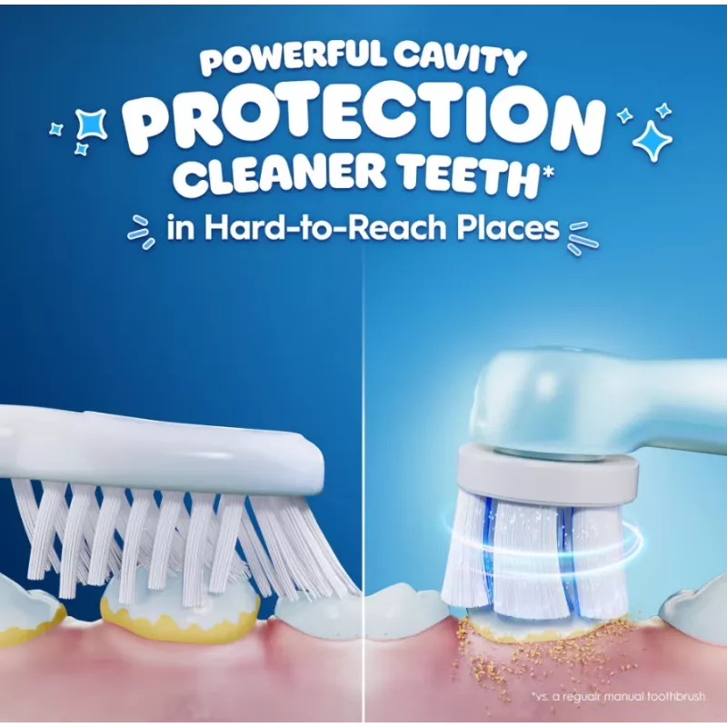 Escova de dentes elétrica Oral-B com estojo de viagem, 6Y+ | iO Kids Disney Stitch | Recarregável | Para crianças | Número de cabeças de escova incluídas 1 | Número de modos de escovagem 3