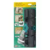 Caixa de esquadria e batente Wolfcraft 6948200 — guia de esquadria, alcance de medição 85–180°, para tábuas até 3 cm, preta