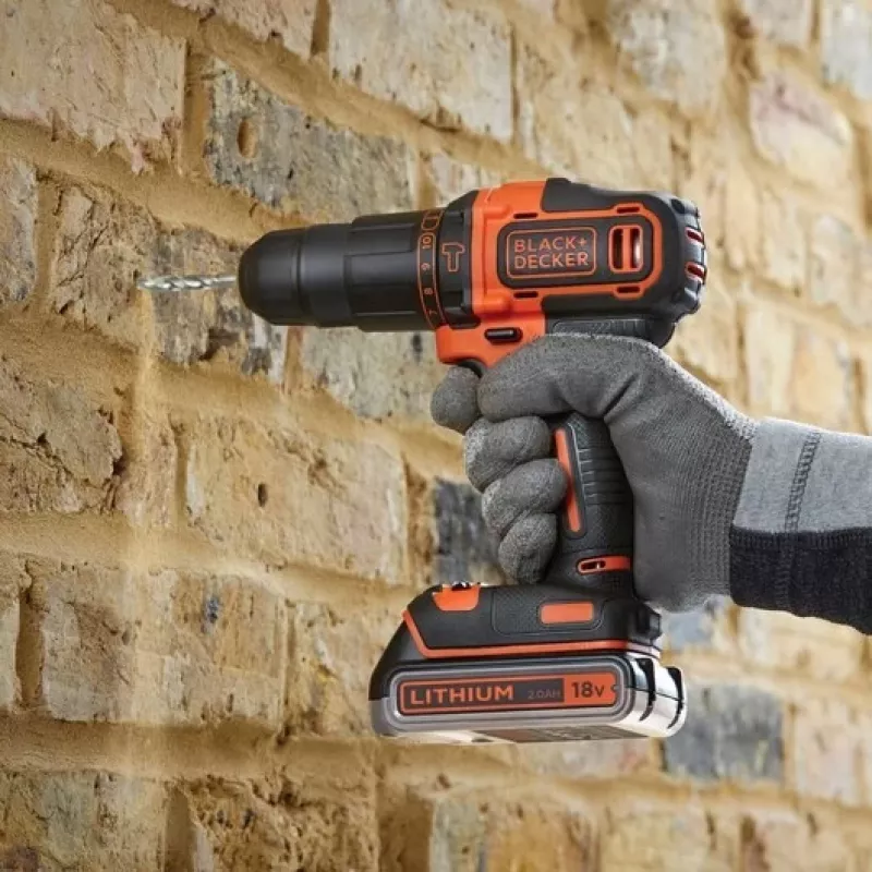 Berbequim Black & Decker BDCHD18K1B2-QW 1400 rpm