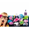 Kit de construção científica Liscianigiochi Crazy Science Slime no escuro 304-PL89239 — conjunto de experiências com slime que brilha no escuro