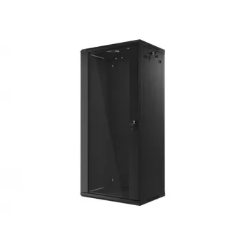 Armário de parede Lanberg 19'' desmontado plano pack 27U/600x450mm preto