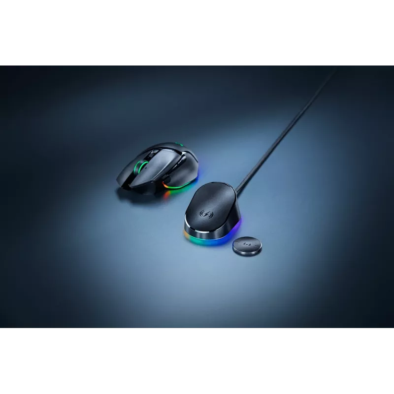 Razer Mouse Dock Pro com puck de carregamento sem fios