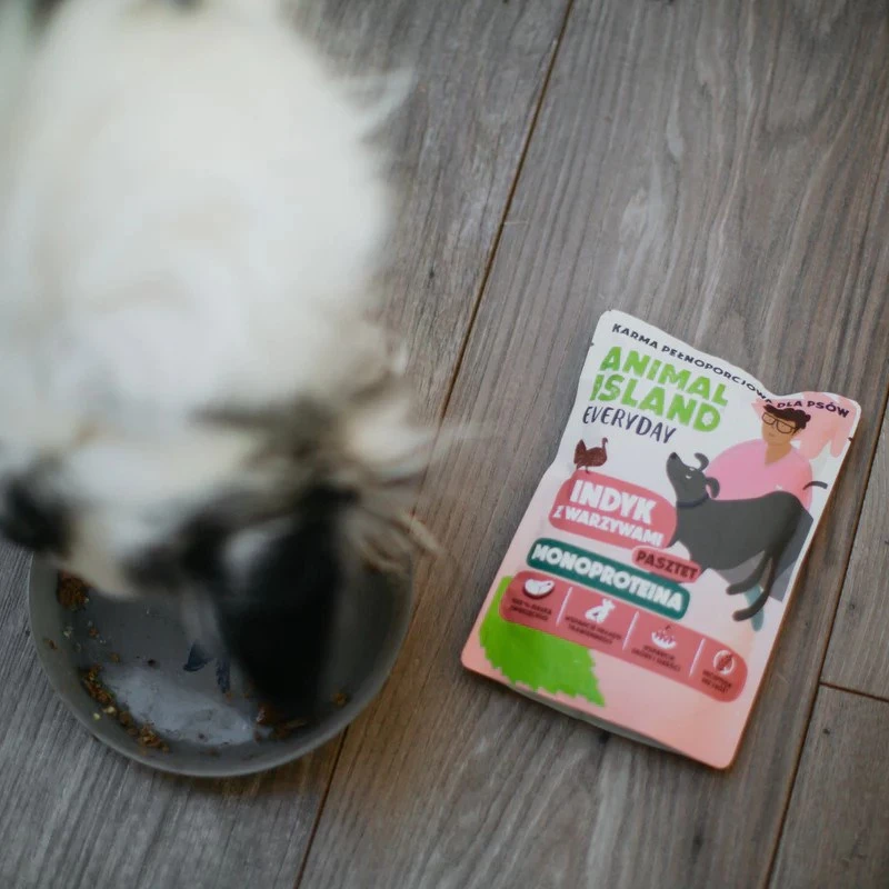 ANIMAL ISLAND Monoproteico peru para cães 300g