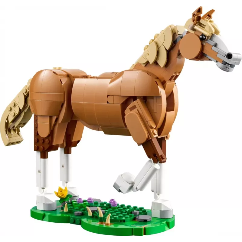 Brinquedo de construção LEGO Creator 3-in-1 Cavalo Majestoso 31166 – 685 peças, a partir dos 9 anos, tamanho do modelo 80×240×230 mm