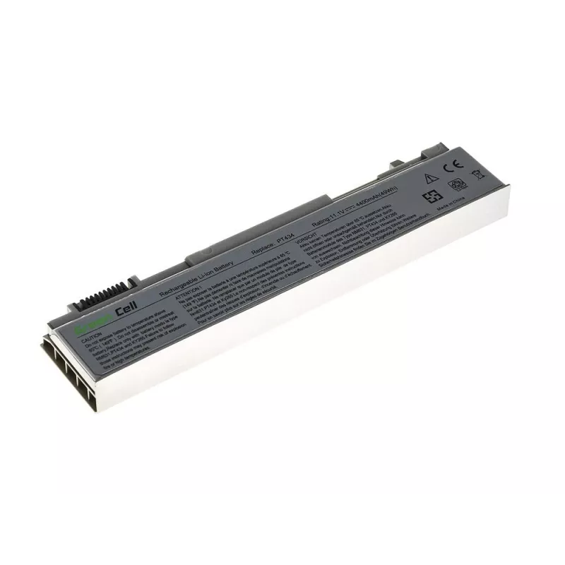 Bateria para portátil Green Cell DE09 para DELL Latitude E6400 E6410 E6500, Li-Ion 4400 mAh, 11,1 V, 6 células, prateado