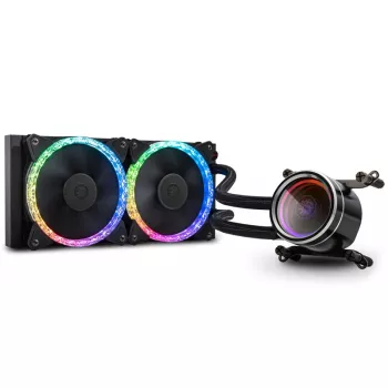 Refrigeração líquida All-in-One BitsPower Cyclops 240 – preto/prateado, radiador de 240 mm