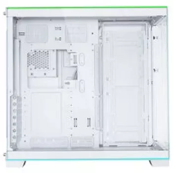 Bundle de caixa de PC Lian Li O11 Dynamic EVO RGB + HydroShift II LCD-S 360TL AiO + 6x ventoinha UNI FAN SL-INF 120 Reverse Blade - branco