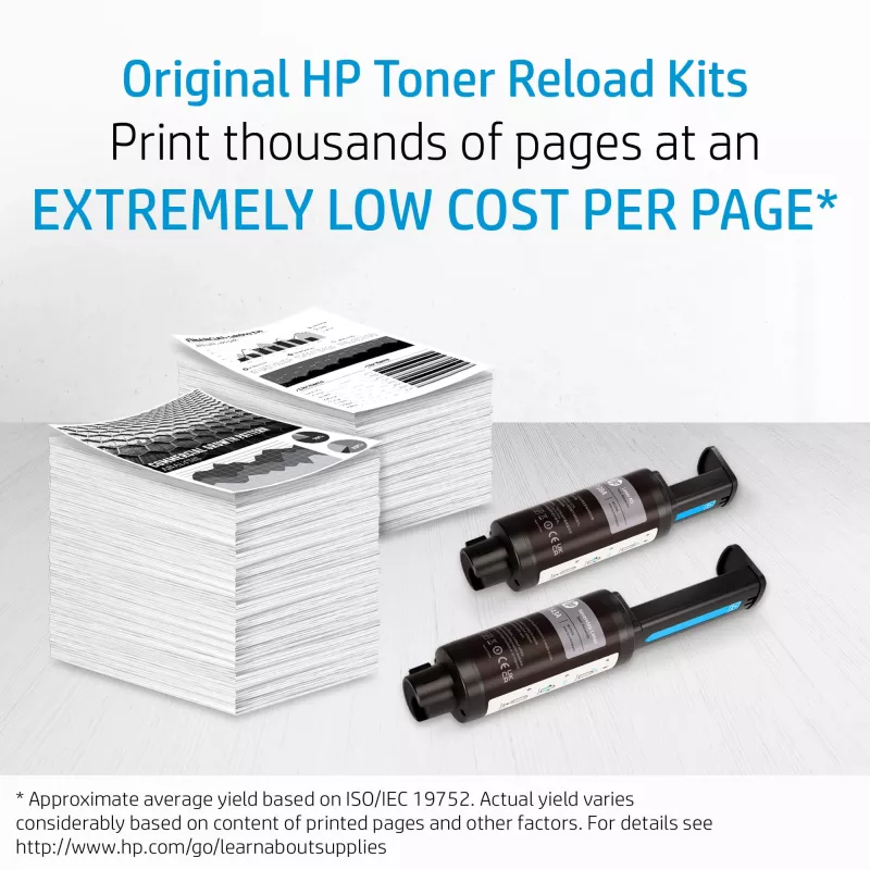 HP Original 103AD Neverstop Kit de recarga de toner preto, conjunto de duas cartuchos de toner