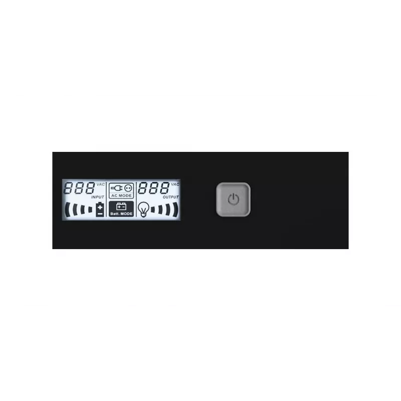 UPS rack Infosec X4 2000 RM Plus 2 kVA / 1200 W, 10 tomadas tipo F, LCD, line-interactive