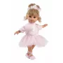 Boneca bebé Llorens Elena Ballerina altura 35 mm tecido e vinil bege rosa branco recomendada a partir dos 3+