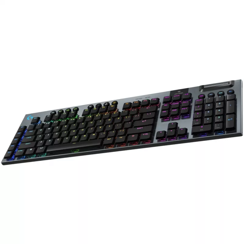 Teclado Gaming Logitech G G915 X LIGHTSPEED USB RF Wireless Bluetooth AZERTY Francês Preto
