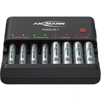 Carregador de bateria Ansmann Powerline 8