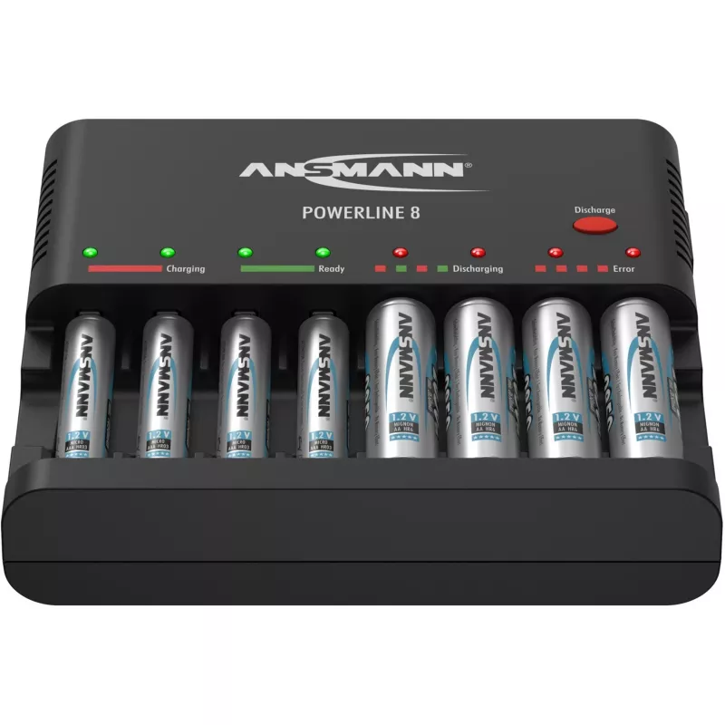 Carregador de bateria Ansmann Powerline 8