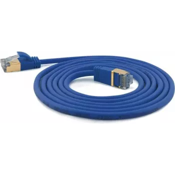 Cabo de rede Cat.7 extrafino SSTP Wantec - 0,2 m - cabo Cat.7 - S/FTP (S-STP) - RJ-45 - RJ-45 - azul (7128)