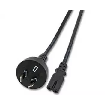 Microconnect PE030718AUSTRALIA cabo de alimentação preto 1,8 m conector fêmea C7