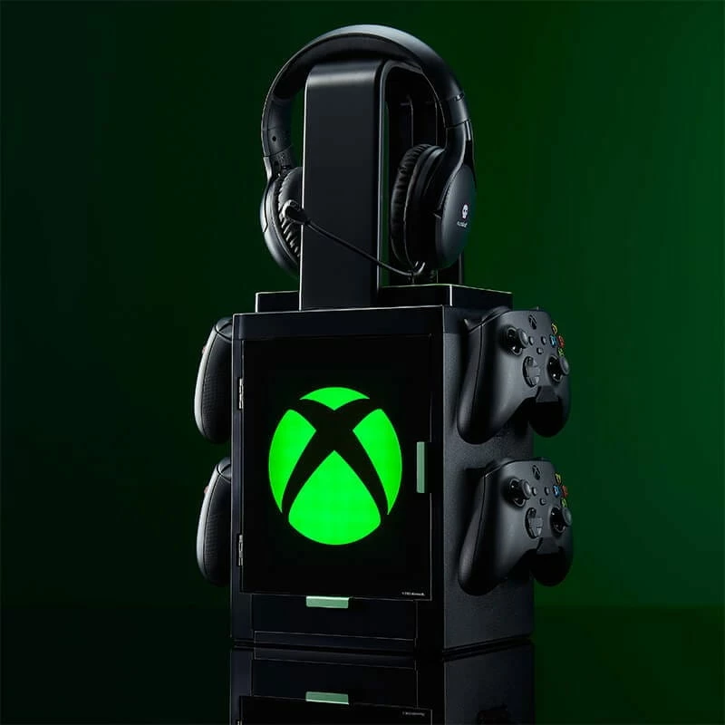 Numskull Games Suporte oficial de jogos Xbox, suporte para discos de jogos, Xbox, preto, com fios