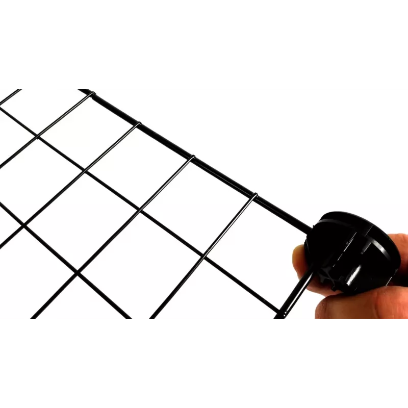 Gaiola modular C&C 3x2 110x75 cm porquinhos-da-índia, ouriços, cinzento-prateado