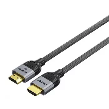 Cabo HDMI Unitek C11093RGY01-1M — 1 m, HDMI 2.1, 48 Gbit/s, 8K (7680×4320), 144 Hz, fichas banhadas a ouro