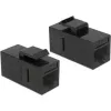 Módulo Keystone DeLOCK 86381 angular preto RJ-45