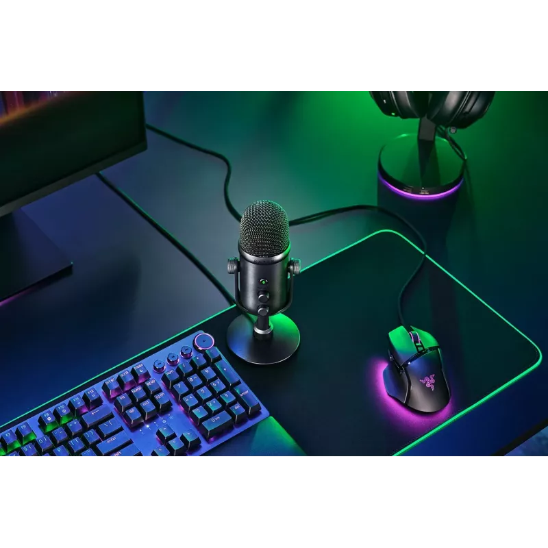 Microfone de estúdio Razer SEIREN V2 PRO