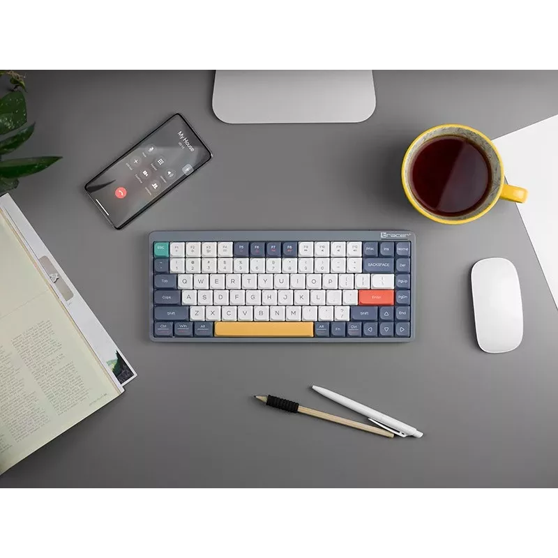 Teclado mecânico Tracer FINA 84 cinzento (Outemu Red Switch) TRAKLA47279
