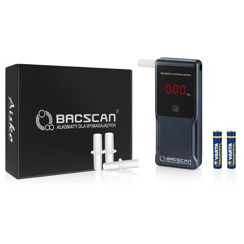 Alcoolímetro BACscan F-50 cinzento
