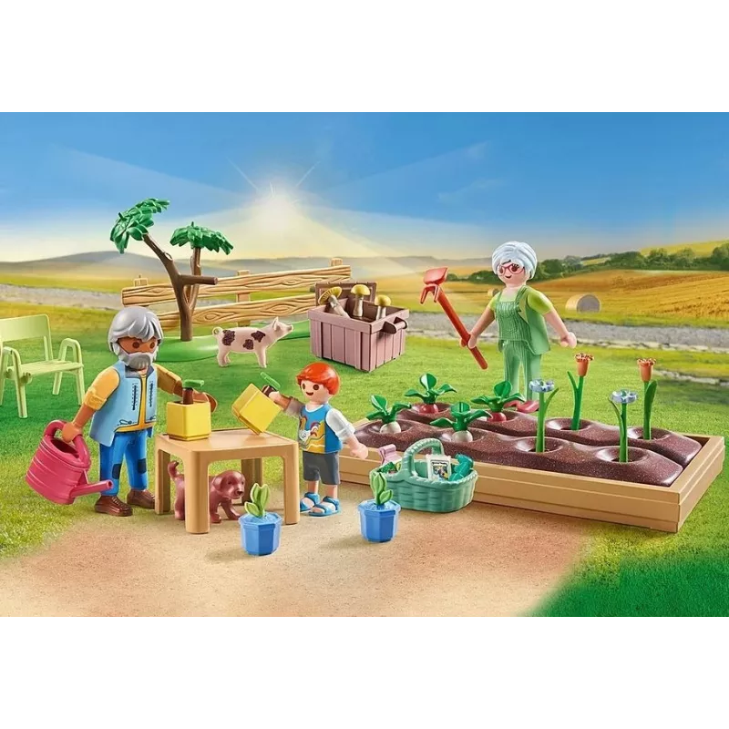 Playmobil 71443 Country: Horta com avós