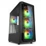 Caixa de PC Sharkoon TK4 RGB Midi Tower Preta