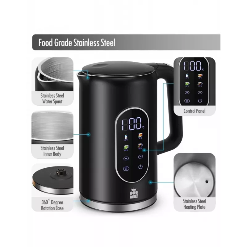 Chaleira elétrica Forme FKG-2117 1,7 l 2200 W preto