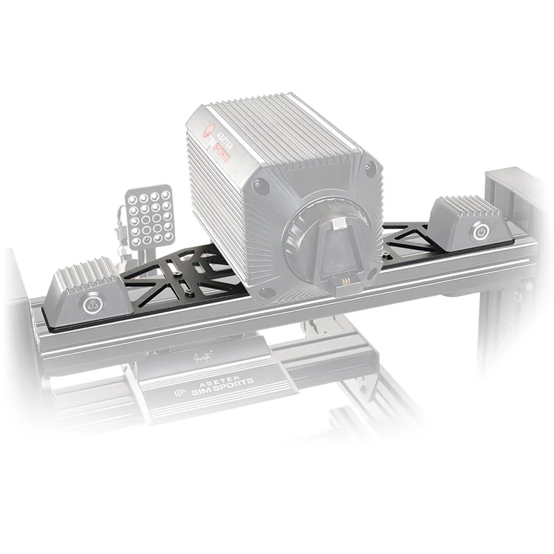 Suporte de montagem Asetek SimSports 460×120×5 mm, aço, preto