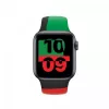 Pulseira Apple 44mm Preto Unity Sport Band S/M Preto Verde Vermelho